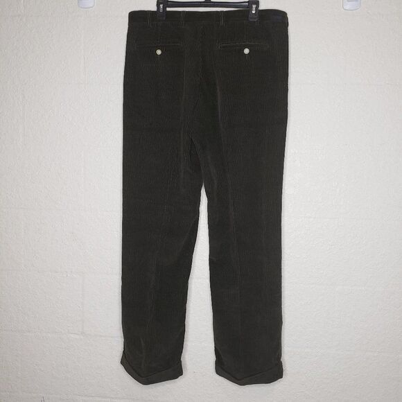 Nautica Green/Brown Rigger Corduroy Pant Size 38 X 32 - Picture 9 of 16